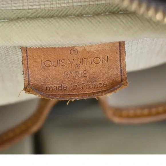 LOUIS VUITTON LV Logo Deauville Hand Bag Monogram Leather Brown M47270 64JH796 - Picture 14 of 16